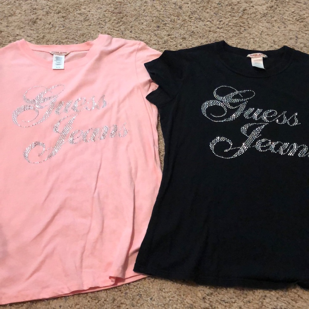 Guess jeans bundle t-shirts